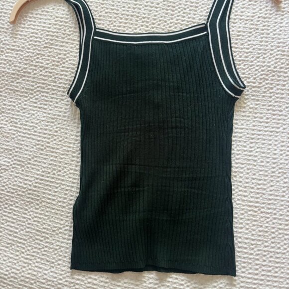 Sandro Two Tone Knit Tank - Picture 4 of 5